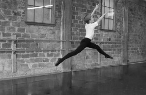 John Max in the studio at Centralia Ballet Academy.