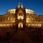 Semperoper Ballett performs in this opera house in Dresden, Germany.