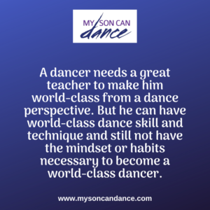 dancers need more than good teachers